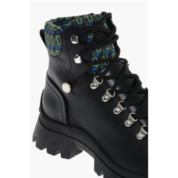Dsquared² Trecking Boots with Monogram Fabbric Inserts - Image 4