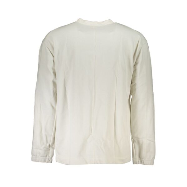 Calvin Klein Elegant Crew Neck Sweater with Brushed Logo - Image 2