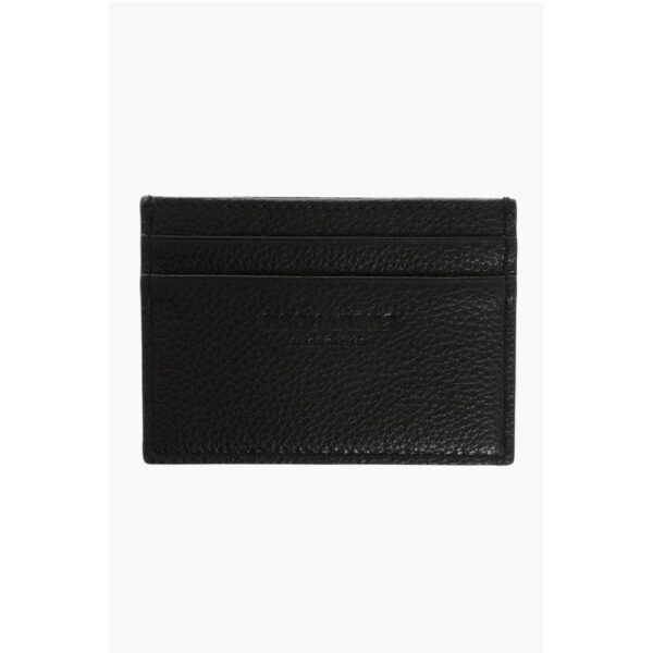 Dsquared² Textured Leather Card Holder with Printed Logo - Image 2
