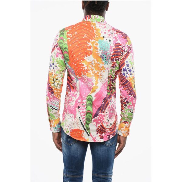 Dsquared² Abstract Patterned Popeline Shirt - Image 2