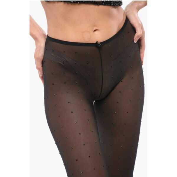 Dsquared² Rhinestoned Mesh Collant - Image 3