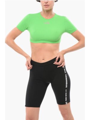 Dsquared² Printed ICON Crop Top