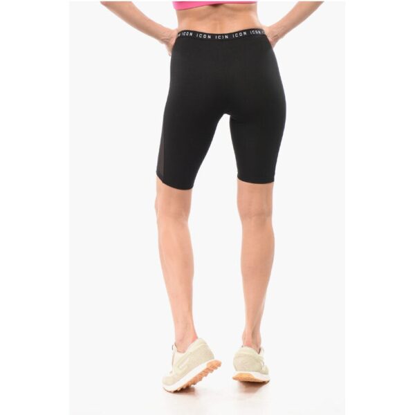 Dsquared² Underwear ICON Biker Leggings with Logoed Elastic Band - Image 2