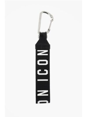Dsquared² ICON Ribbon Keyring with Embossed Logo