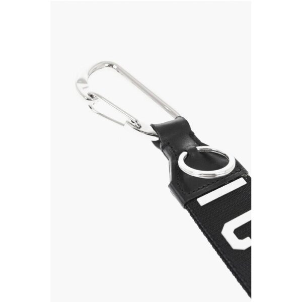 Dsquared² ICON Ribbon Keyring with Embossed Logo - Image 3