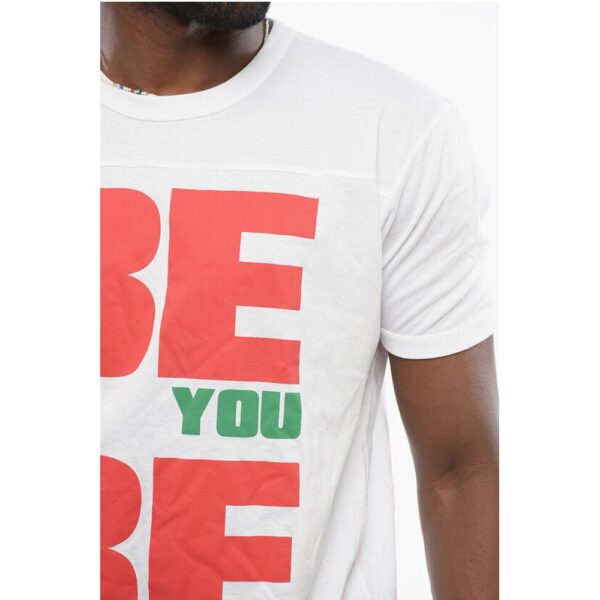 Dsquared² Crew Neck BEYOU T-Shirt with Front Print - Image 3