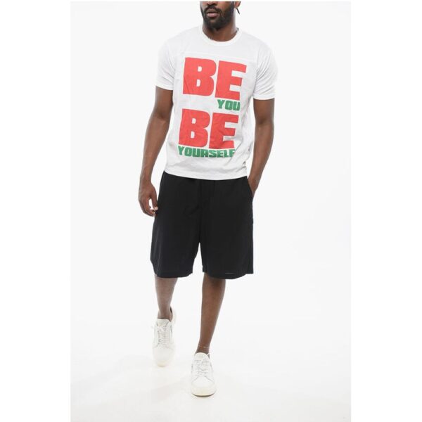 Dsquared² Crew Neck BEYOU T-Shirt with Front Print - Image 4