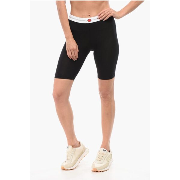 Dsquared² Underwear Biker Leggings with Logoed Waistband
