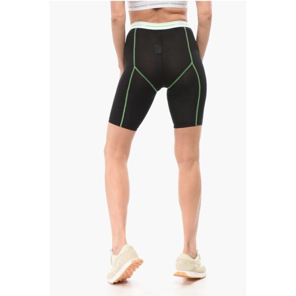 Dsquared² Underwear Biker Leggings with Visible Stitchings - Image 2