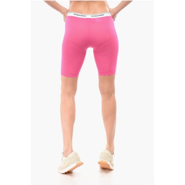 Dsquared² Underwear Cotton Blend Biker Leggings - Image 2