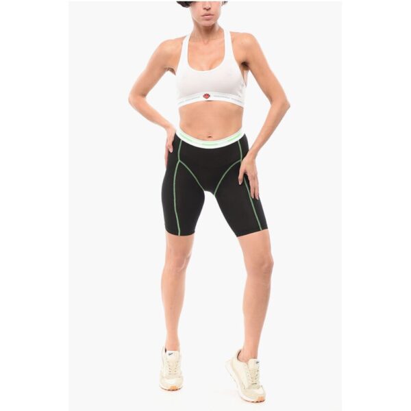 Dsquared² Underwear Biker Leggings with Visible Stitchings - Image 4