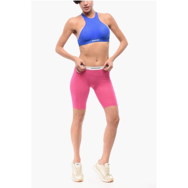 Dsquared² Underwear Cotton Blend Biker Leggings - Image 4