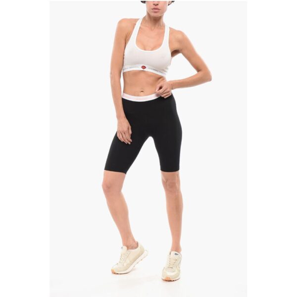 Dsquared² Underwear Biker Leggings with Logoed Waistband - Image 4