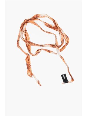 Dsquared² Patterned Silk Slim Foulard