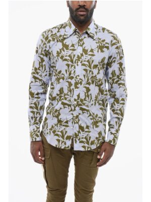 Dsquared² Floral Patterned Cotton Shirt