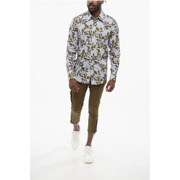 Dsquared² Floral Patterned Cotton Shirt - Image 4