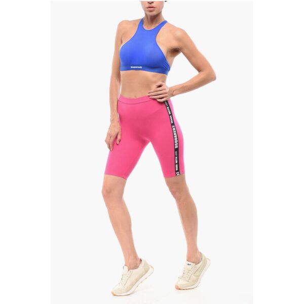 Dsquared² Underwear Biker Leggings with Logoed Bands - Image 4