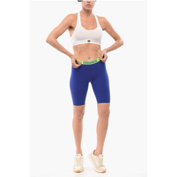 Dsquared² Underwear Microfiber Leggings with Logoed Elastic Band - Image 4