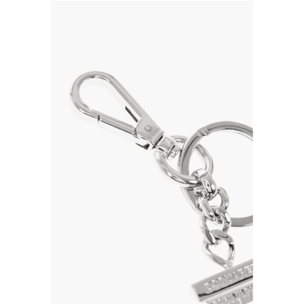Dsquared² ICON Solid Color Metal Keyring - Image 3