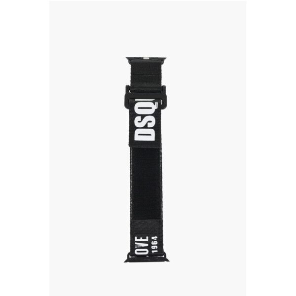 Dsquared² Fabric MADE WITH LOVE Watch Band with Velcro Closure - Image 2