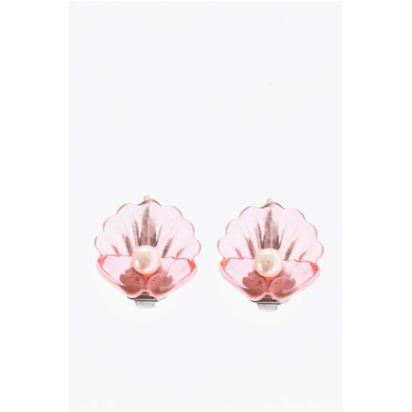 Dsquared² Single Clip Earring with Shell Shaped Design