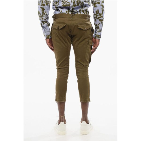 Dsquared² Cotton ARMY Cargo Pants with Patches - Image 2