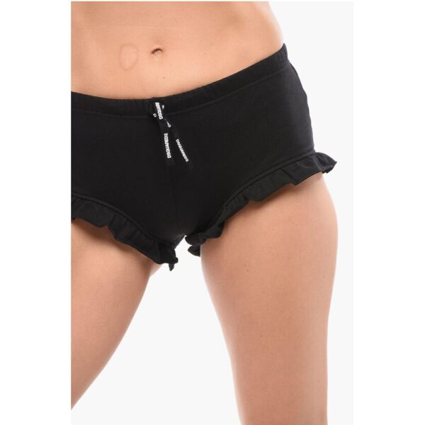 Dsquared² Ruffle Detailed Pijama Shorts - Image 3