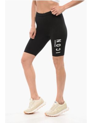 Dsquared² Underwear ICON Biker Leggings with Print
