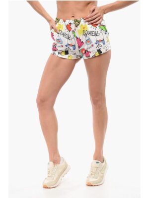 Dsquared² Printed Cotton Pijama Shorts