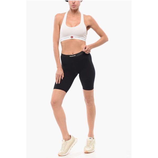 Dsquared² Underwear Microfiber Biker Leggings - Image 4