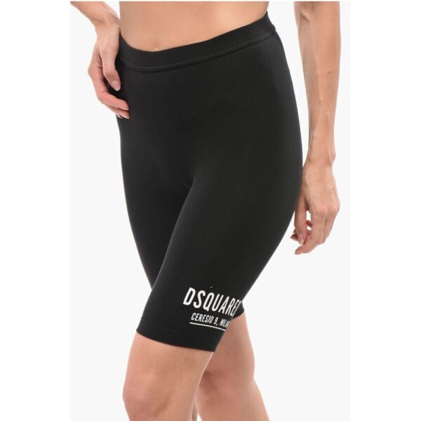 Dsquared² Underwear CERESIO Biker Leggings with Elastic Waistband - Image 3