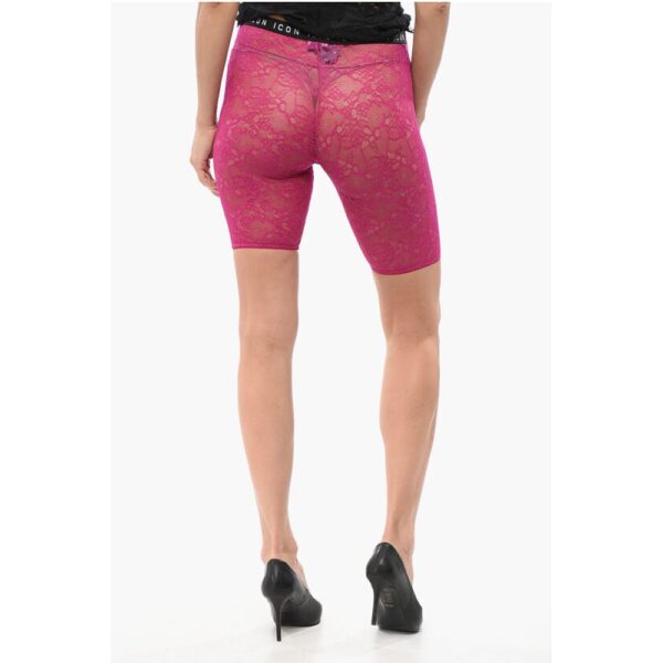 Dsquared² Underwear Lace Biker Leggings - Image 2