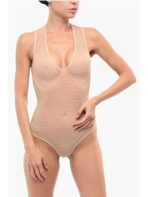 Dsquared² Monogram Lace Bodysuit