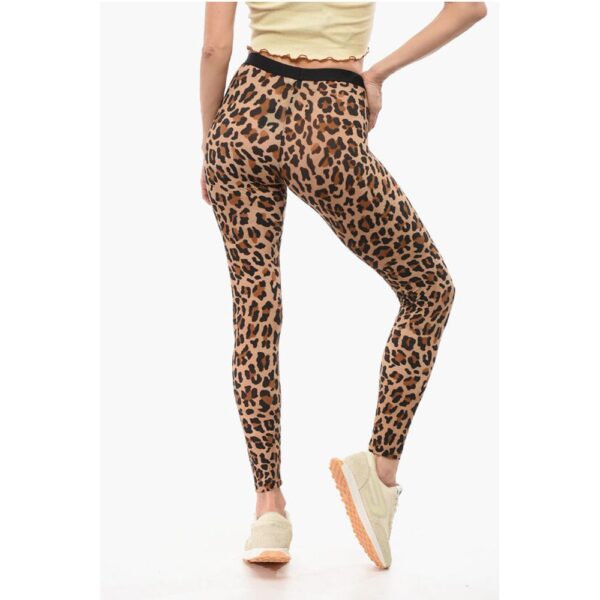 Dsquared² Microfiber Underwear Leggings with Animal Motif - Image 2