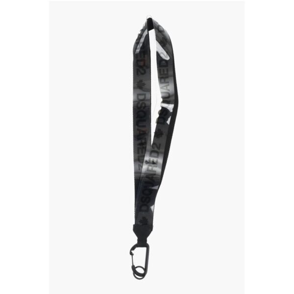 Dsquared² Neck Keyring with Logoed Band