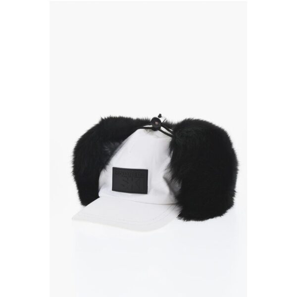Dsquared² Nylon Deerstalker Hat with Fur Inner