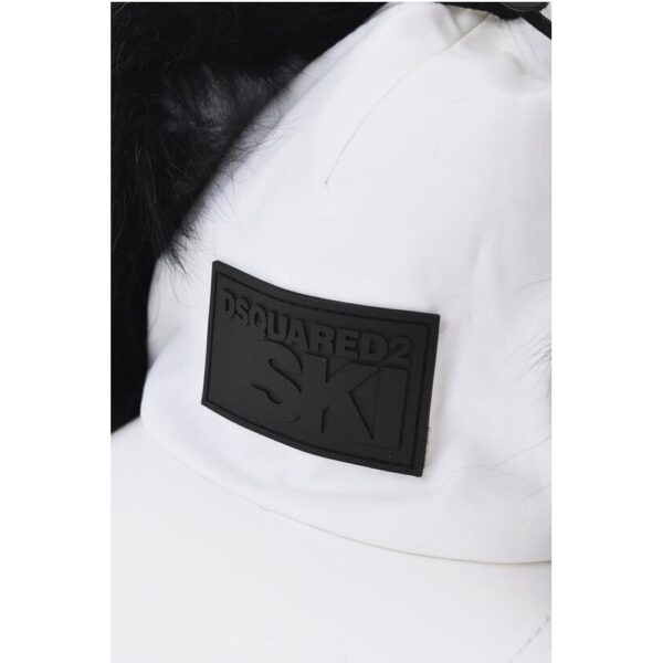 Dsquared² Nylon Deerstalker Hat with Fur Inner - Image 3