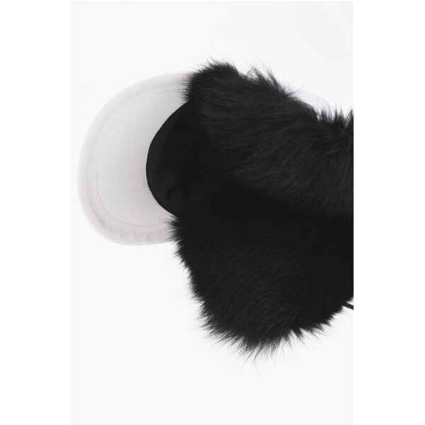 Dsquared² Nylon Deerstalker Hat with Fur Inner - Image 5
