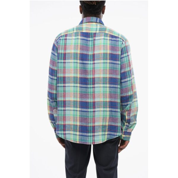 Polo Ralph Lauren Plaid Check Linen Saharan Shirt - Image 2