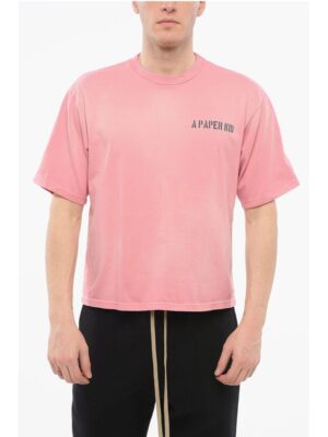 A Paper Kid Back Printed Box-Fit T-Shirt