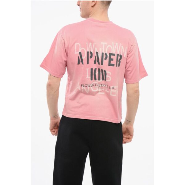 A Paper Kid Back Printed Box-Fit T-Shirt - Image 2