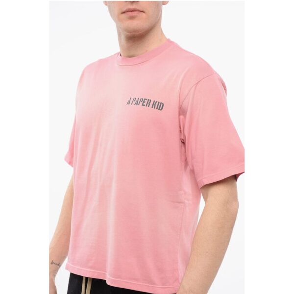 A Paper Kid Back Printed Box-Fit T-Shirt - Image 3