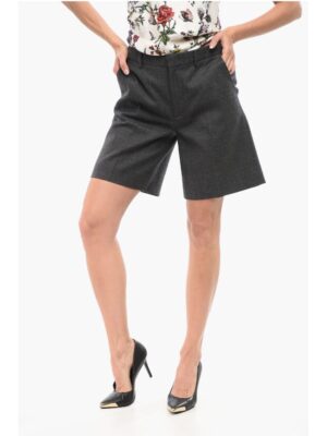 Gucci Wool Pleated Shorts