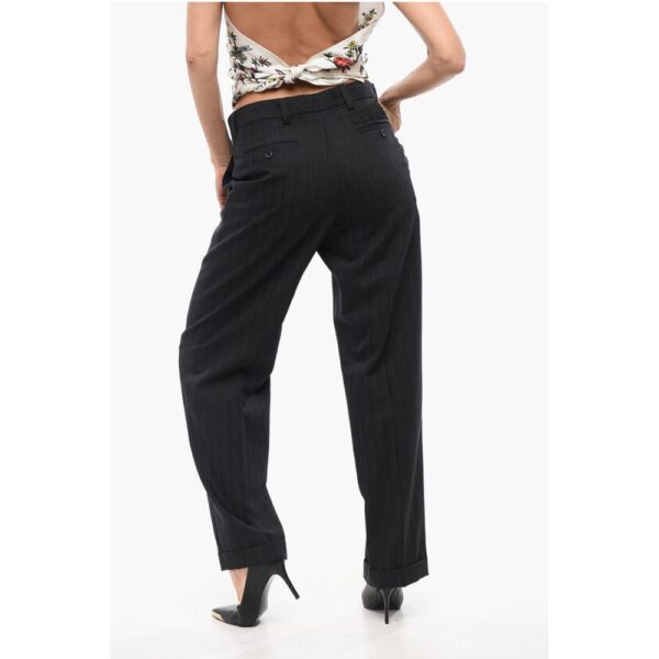 Miu Miu Wool Wide-leg Pants - Image 6