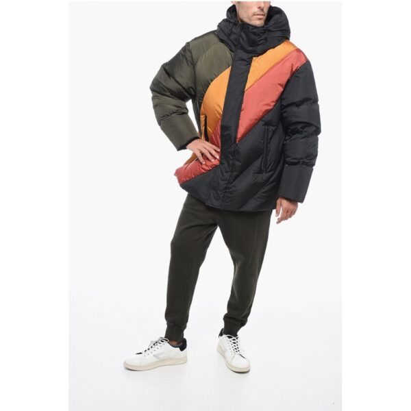 Dsquared² Turtleneck Down Jacket with Hidden Placket - Image 4