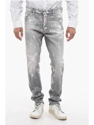 Dsquared² Tapered Fit Cool Guy Denims with Paint Motif