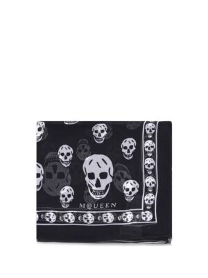 Alexander McQueen Silk Skull Scarf