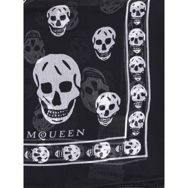 Alexander McQueen Silk Skull Scarf - Image 3