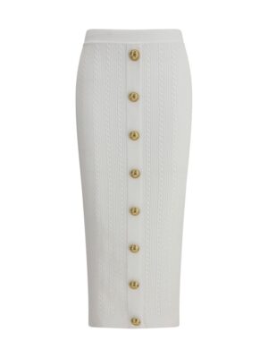 Balmain Knit midi Skirt