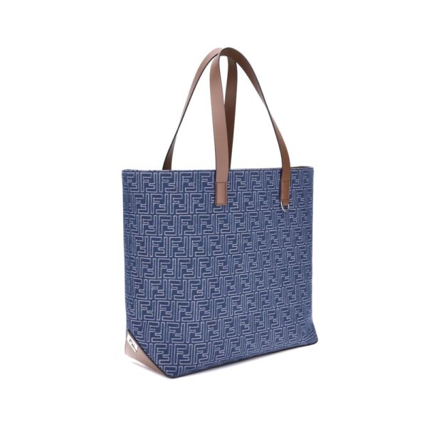 Fendi Embroderied denim Tote Bag - Image 2